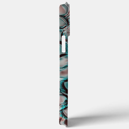 Cyaan tot kopercellen met zacht licht reflectie Case-Mate iPhone case (Achterkant / Rechts)