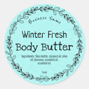 Cyaan Winter Fresh Kraft Product Labels