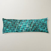 Cyaanvlek, raster of ander baksteeneffect? lichaamskussen (Achterkant)