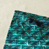 Cyaanvlek, raster of ander baksteeneffect? strandlaken (In situ)