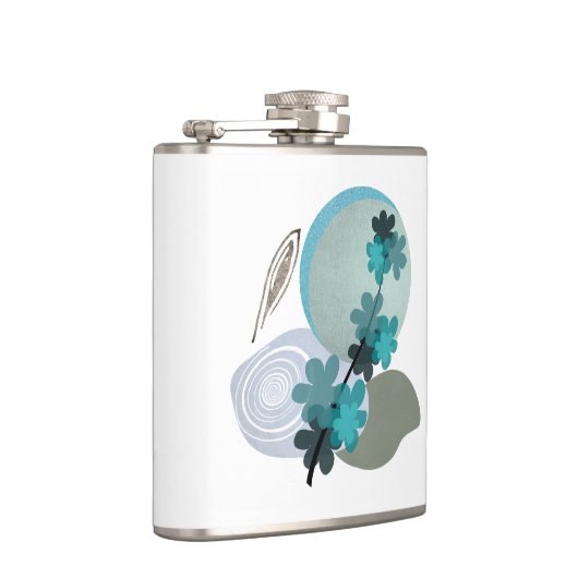 Cyan Boho Heupfles (Rechts)