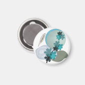 Cyan Boho Magneet (Voorkant / Achterkant)