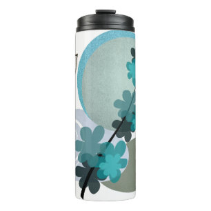 Cyan Boho Thermosbeker