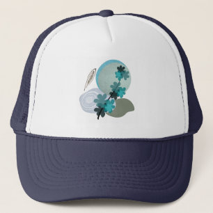 Cyan Boho Trucker Pet