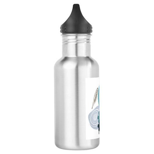 Cyan Boho Waterfles (Links)