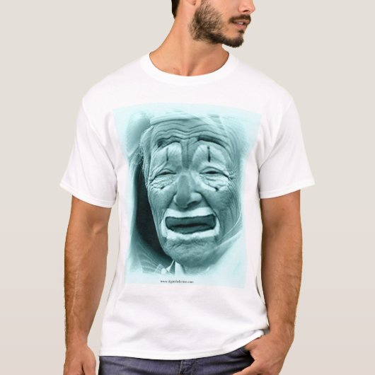 Cyan Clown T-shirt (Voorkant)