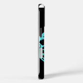 Cyan Fairy op zwarte achtergrond Case-Mate iPhone Case (Achterkant / Rechts)