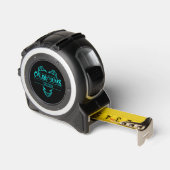 Cyan Grubby Hands Studio Tape Measure Rolmaat (Hoek)