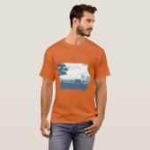 Cyan Iowa Oversized T-shirt (Voorkant volledig)
