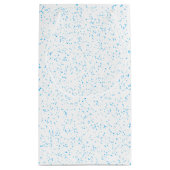 Cyan Rain Glossy Gift Bag Klein Cadeauzakje (Achterkant)