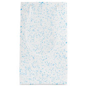 Cyan Rain Glossy Gift Bag Klein Cadeauzakje (Voorkant)