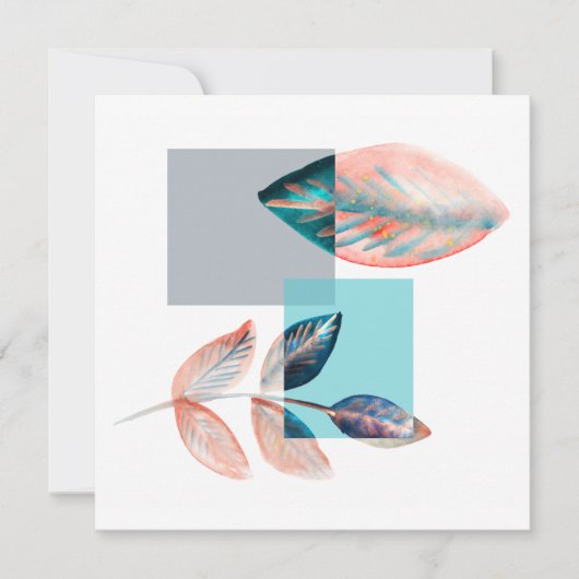 Cyan Red Leaf (Voorkant)