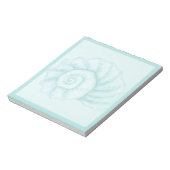 Cyan Schelp Notitieblok (Linkerzijde)