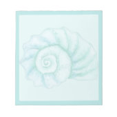 Cyan Schelp Notitieblok (Voorkant)