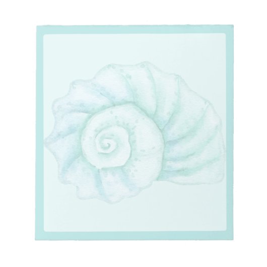 Cyan Schelp Notitieblok (Voorkant)