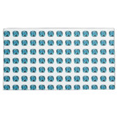 Cyan Sky Blue Kussensloop (Voorkant-Rechts)