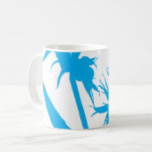 CYAN - Tazon con Flor del paraíso en calipso Koffiemok (Voorkant links)