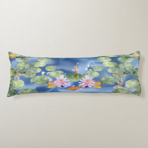 Cyaniciteit Koi Pond Body Pillow Lichaamskussen