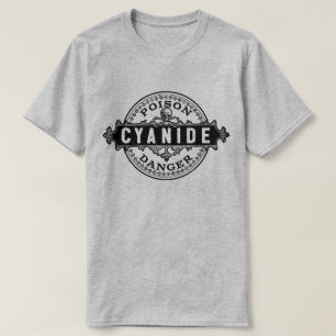 Cyanide  stijlgif-etiket t-shirt