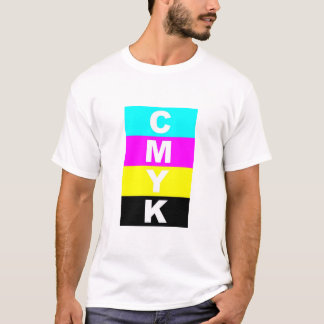 cyanmagentayelzwart t-shirt