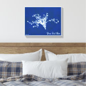 Cyano Print bessen (Insitu (Slaapkamer))