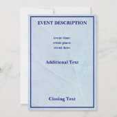 Cyano print bramble bladeren (Achterkant)