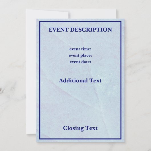 Cyano print bramble bladeren (Achterkant)