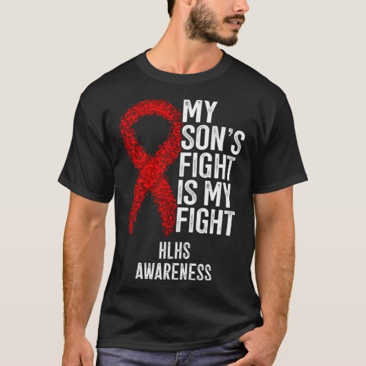 Cyanotic Heart Disease My Son's Fight Is My Fight  T-shirt (Voorkant)