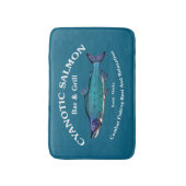 Cyanotic Salmon Bar en Grill Badmat (Voorkant Verticaal)