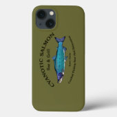Cyanotic Salmon Bar en Grill Case-Mate iPhone Case (Achterkant)