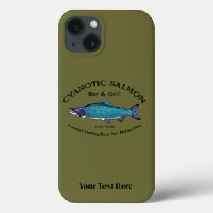 Cyanotic Salmon Bar en Grill Case-Mate iPhone Case