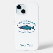 Cyanotic Salmon Bar en Grill Case-Mate iPhone Case (Achterkant)