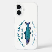 Cyanotic Salmon Bar en Grill Case-Mate iPhone Case (Achterkant)