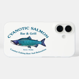 Cyanotic Salmon Bar en Grill iPhone 16 Hoesje