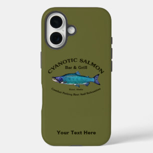 Cyanotic Salmon Bar en Grill iPhone 16 Hoesje