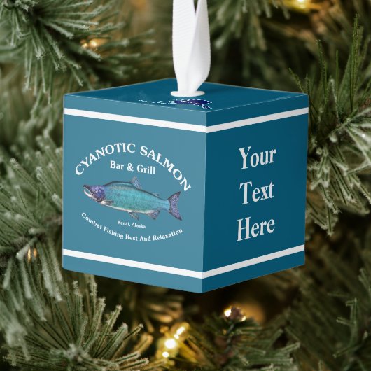 Cyanotic Salmon Bar en Grill Decoratie (Boom)