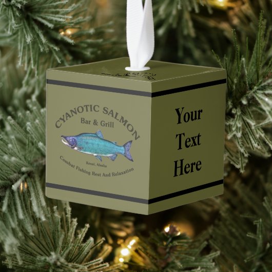 Cyanotic Salmon Bar en Grill Decoratie (Boom)