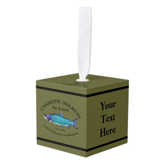 Cyanotic Salmon Bar en Grill Decoratie (Voorkant hoekig)