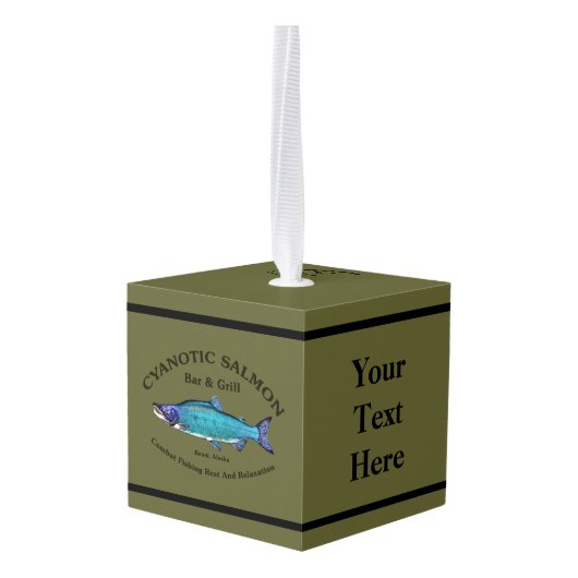 Cyanotic Salmon Bar en Grill Decoratie (Achter hoekig)