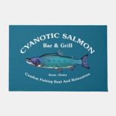 Cyanotic Salmon Bar en Grill Deurmat (Voorkant)
