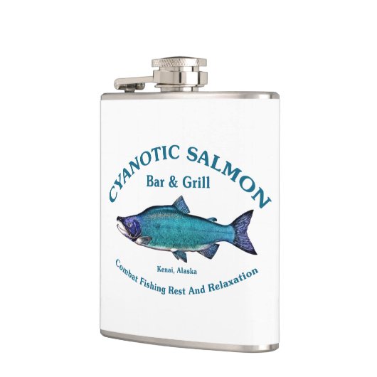 Cyanotic Salmon Bar en Grill Heupfles (Links)