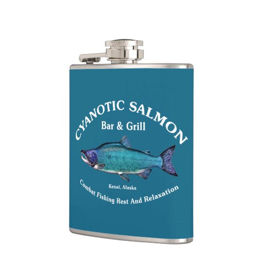 Cyanotic Salmon Bar en Grill Heupfles (Links)