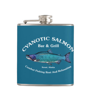 Cyanotic Salmon Bar en Grill Heupfles