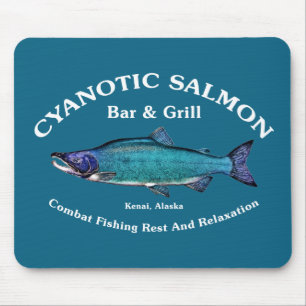 Cyanotic Salmon Bar en Grill Muismat