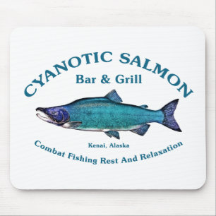 Cyanotic Salmon Bar en Grill Muismat