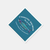 Cyanotic Salmon Bar en Grill Servetten (Hoek)