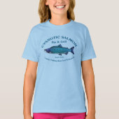 Cyanotic Salmon Bar en Grill T-shirt (Voorkant)