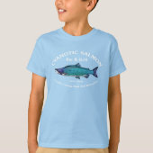 Cyanotic Salmon Bar en Grill T-shirt (Voorkant)