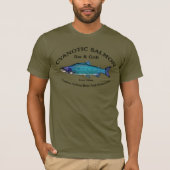 Cyanotic Salmon Bar en Grill T-shirt (Voorkant)