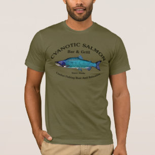 Cyanotic Salmon Bar en Grill T-shirt